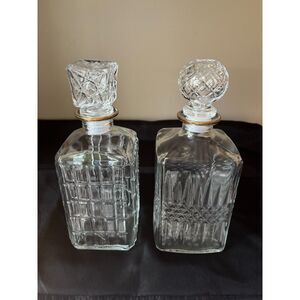 2 Glass Decanters